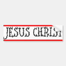 jesus bumper sticker