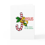 Jesus Candy Cane Legend Christmas Card