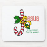 Jesus Candy Cane mousepads