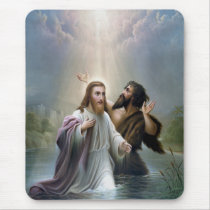 Jesus Christ Baptism by John the Baptist