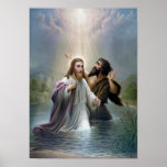 Jesus Christ Baptism by John the Baptist