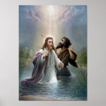 Jesus Christ Baptism by John the Baptist
