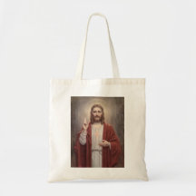Jesus Christ Canvas Bags