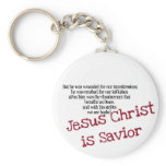 Jesus Christ is Savior Keychains