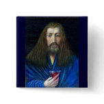 JESUS CHRIST,THE CHALICE BUTTON