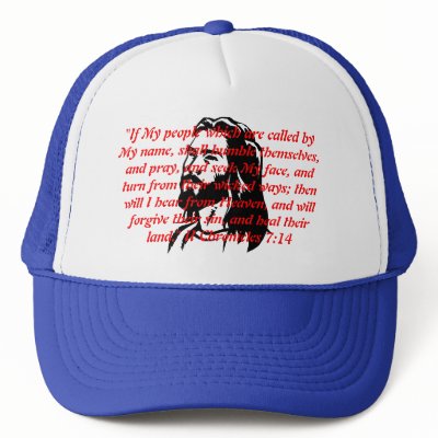 jesus-clip-art, "If My people which are called ... Trucker Hats by Shaman37