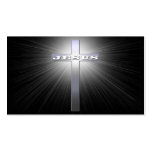 Jesus Cross With Light Business Card