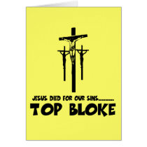 Jesus died for our sins cards