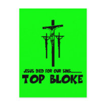 Jesus died for our sins post cards