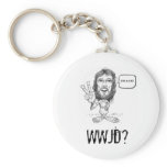 Jesus-Drawing, WWJD? Key Chain keychains