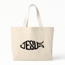 Jesus Fish Tote Bag