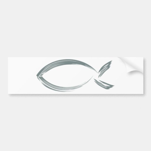 Jesus fish bumper stickers