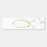 Jesus fish bumper stickers