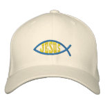 Jesus Fish Embroidered Hat embroidered hats