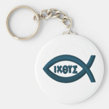 Jesus Fish Keychain