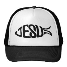 Jesus Fish Mesh Hats
