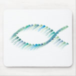 Jesus fish mouse pads