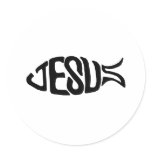 Jesus Fish stickers
