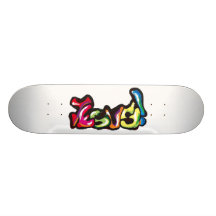 Jesus graffiti skate board deck