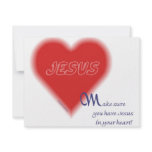 Jesus heart invitations