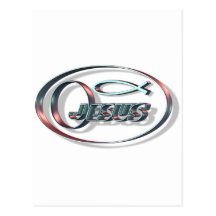 Jesus ICHTUS Postcard