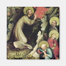 Jesus in the Garden of Gethsemane Fridge Magnet