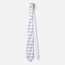 Jesus is alive Bleu électrique Tie