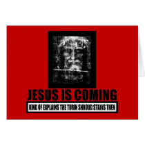 Jesus is coming atheist cards