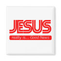 Jesus is Good News magnets
