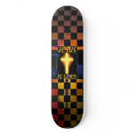 Jesus is Lord Cross skateboard
