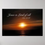 Jesus is Lord of All Posters