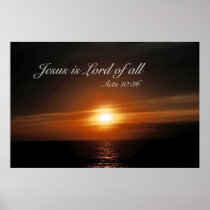 Jesus is Lord of All Posters