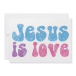 Jesus Is Love invitations