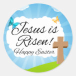 Jesus is Risen, Christian Easter Sticker