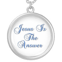 Jesus Is Sterling Silver Necklace
