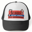 Jesus Is The Answer hats