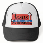 Jesus Is The Answer hats