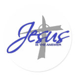 Jesus is the Answer stickers