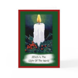 Jesus Is The Light Of The World: Christmas Greeting Card