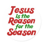Jesus is the Reason for the Christmas Season stickers