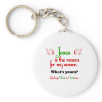 Jesus Is The Reason For The Season Key Chain