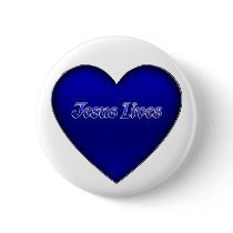 Jesus-lives-3D heart Pins