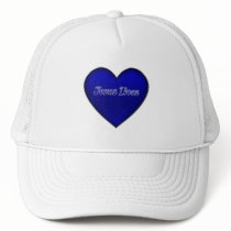 Jesus-lives-3D heart Trucker Hat