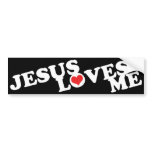 Jesus Loves Me bumper stickers