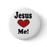 Jesus Loves Me buttons