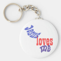 Jesus Loves Me Key Chains