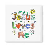Jesus Loves Me Magnet