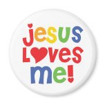 jesus loves me! - magnets