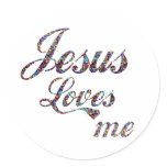 Jesus Loves me stickers