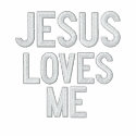 Jesus loves me - T-shirt embroidered shirts